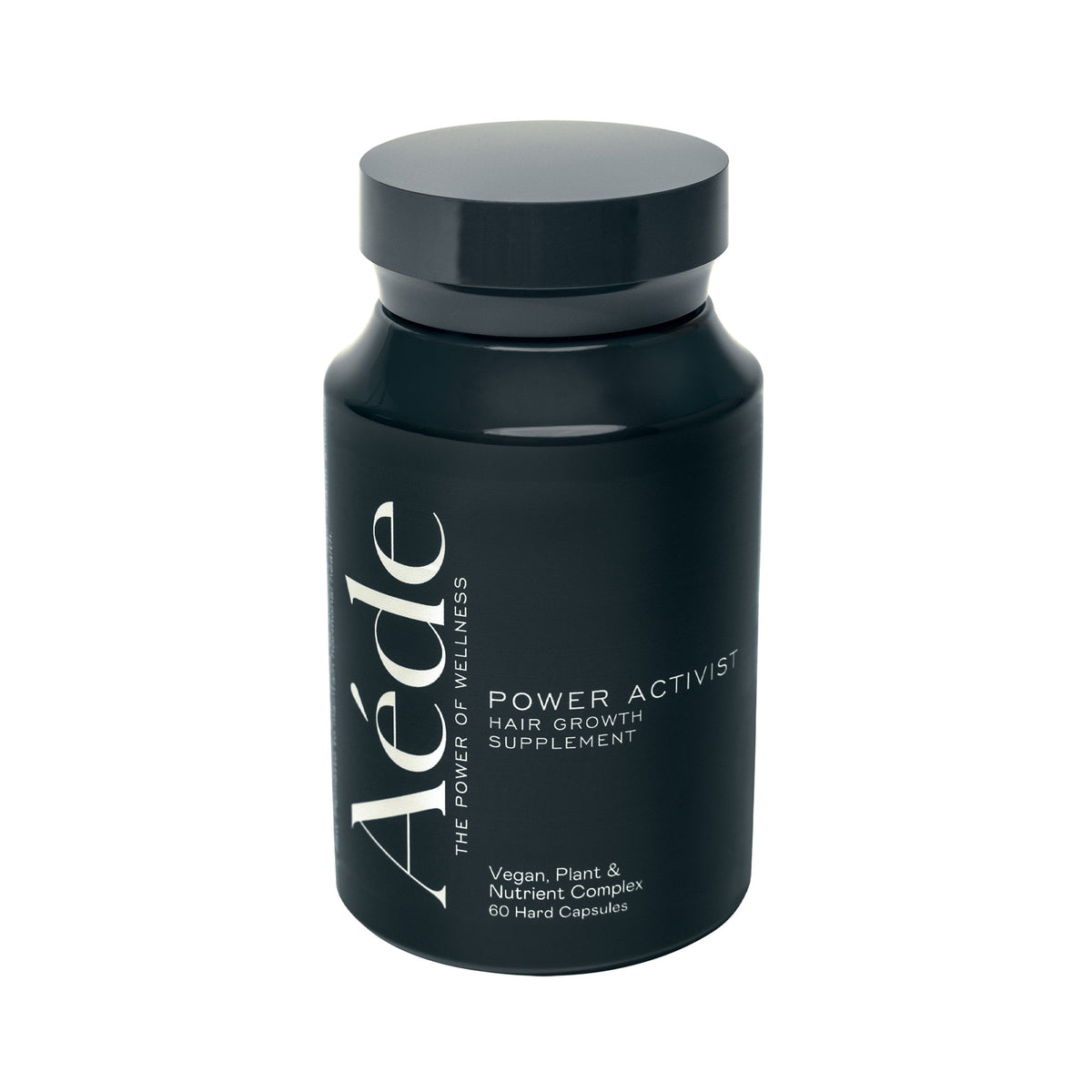 power activist. supplement to help hair growth. vegan, plant and nutrient, complex. 60 hard capsules